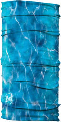Shop UV Buff Headwear Online Bug Slinger Buffs Sun Protection Fishing UV Buff Bug Slinger Water Camo Blue